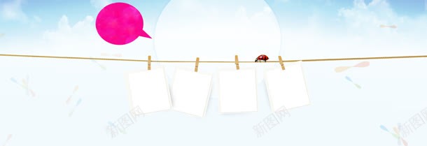 简洁绳子照片七星瓢虫背景bannerjpg设计背景_新图网 https://ixintu.com banner 七星 照片 瓢虫 简洁 绳子 背景