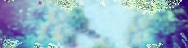 淘宝首页bannerjpg设计背景_新图网 https://ixintu.com 唯美 树枝 梦幻