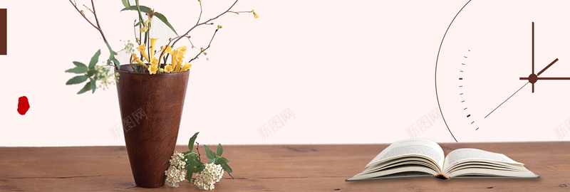 简约文艺花瓶书桌教师节淘宝bannerpsd设计背景_新图网 https://ixintu.com banner 书桌 师恩难忘 教师节 文艺 海报 淘宝 电商 简约 花瓶 课本