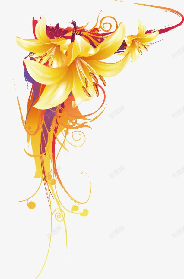 欧美炫彩花纹png免抠素材_新图网 https://ixintu.com 图案 女装 小清新 欧美 纹理 色彩 花纹 颜色