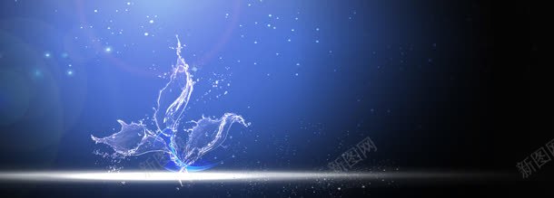 黑色梦幻水花唯美背景bannerjpg设计背景_新图网 https://ixintu.com banner 唯美 梦幻 水花 背景 黑色 黑色底图