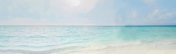 小清新海景banner创意jpg设计背景_新图网 https://ixintu.com 小清新 海景 蔚蓝天空