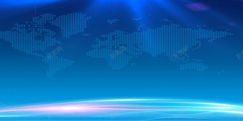 蓝色科技商务海报背景psd设计背景_新图网 https://ixintu.com 商务 国际 大气 开心 海报背景 环球 科技 蓝色