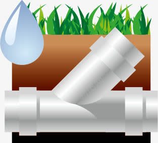 水管水滴草png免抠素材_新图网 https://ixintu.com 水滴 水管 草
