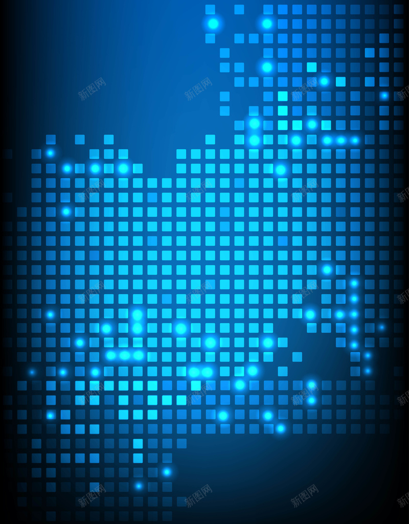 矢量商业科技炫彩蓝光点状图背景ai设计背景_新图网 https://ixintu.com 商业 商务 方块 炫光 点状图 电子 矢量 科幻 科技 科技感 科技风 背景 蓝色 高科技 矢量图