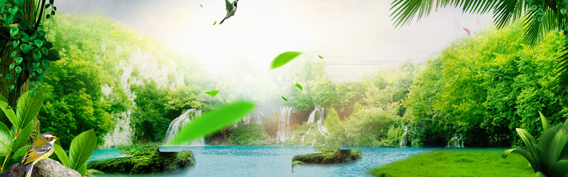 立夏出游树林渐变阳光绿色背景psd设计背景_新图网 https://ixintu.com 初夏 夏天 夏天海报 夏季 小清新 广告 树叶 清凉树林 炎热夏天 立夏 素材 背景 设计
