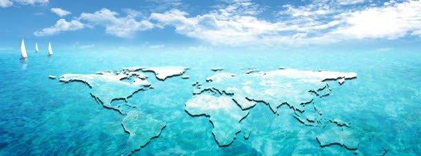 海洋背景jpg设计背景_新图网 https://ixintu.com 大气 清新 蓝色海底世界