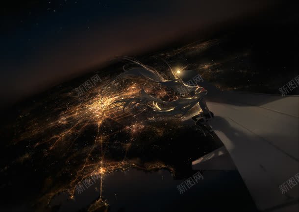 日式梦幻神兽宽屏jpg设计背景_新图网 https://ixintu.com 梦幻