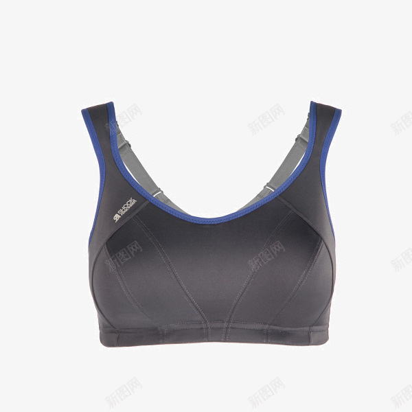 蓝灰运动文胸png免抠素材_新图网 https://ixintu.com 健康 商务 服饰 运动 运动文胸