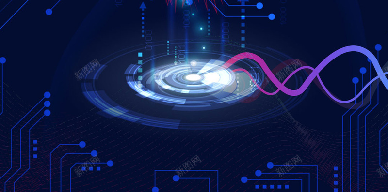 区块链科技峰会海报手机配图psd设计背景_新图网 https://ixintu.com AI人工智能 人工智能峰会 手机发布会 智能家居 物联网 科技发布会 科技峰会 科技改变未来 科技无