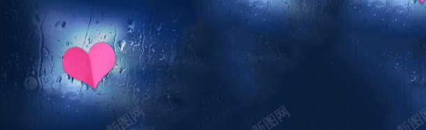 爱情雨滴唯美背景bannerjpg设计背景_新图网 https://ixintu.com banner 唯美 心 折纸 爱情 背景 雨滴