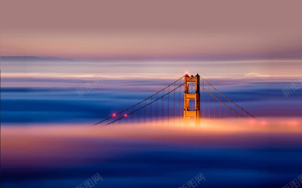 夕阳睛的大桥天空jpg设计背景_新图网 https://ixintu.com 夕阳 大桥 天空