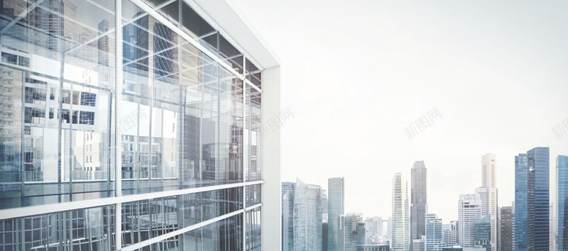 商务城市高楼jpg设计背景_新图网 https://ixintu.com 商业 商务 城市 海报banner 玻璃 科幻 科技 高楼大厦