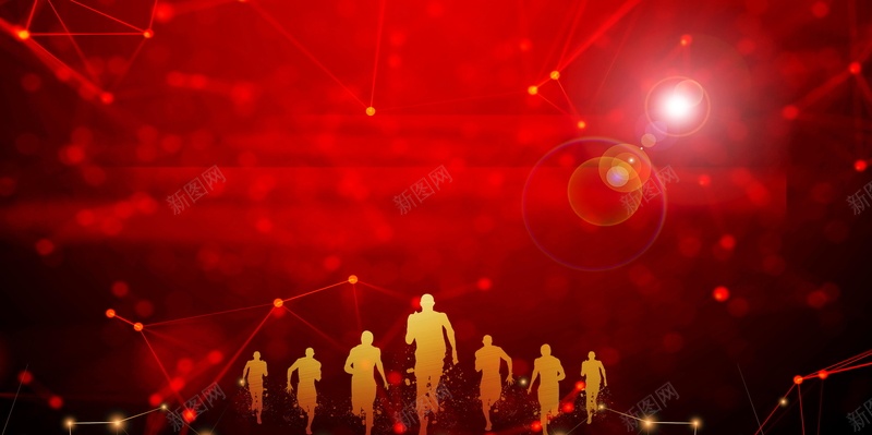 年会盛典企业年会背景psd高清背景_新图网 https://ixintu.