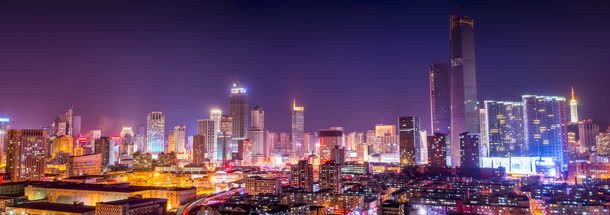 繁华夜景城市建筑jpg设计背景_新图网 https://ixintu.com 城市 夜景 建筑 繁华