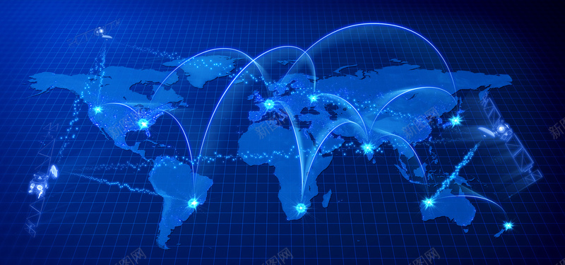 世界知识产权日蓝色世界地图jpg设计背景_新图网 https://ixintu.com banner 世界 地图 天猫 淘宝 知识产权日 箭头 网页 背景图 蓝色