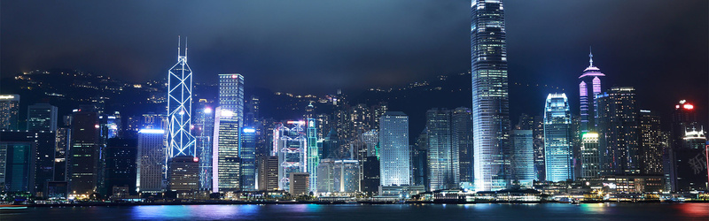 蓝色繁荣香港背景jpg设计背景_新图网 https://ixintu.com 中华人民共和国香港特别行政区 中国香港 夜空夜色背景 建筑 摄影 海报banner 繁华城市 繁荣香港背景 蓝色 风景