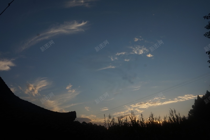 落日之后晚霞jpg设计背景_新图网 https://ixintu.com 乡村 安宁 无望 温暖