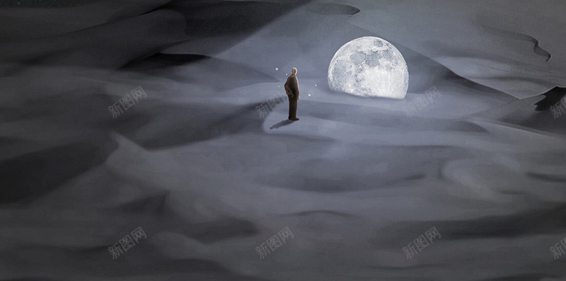 夜晚月亮星球手机端H5背景jpg设计背景_新图网 https://ixintu.com H5背景 人物 夜晚 夜晚背景 夜景 手机端 星光 星球 星球背景 月亮 月亮背景 科技 背景