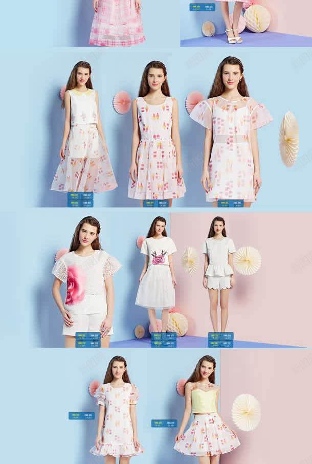 简约女装蓝色首页海报jpg设计背景_新图网 https://ixintu.com 女装 海报 简约 蓝色