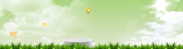 女鞋草丛清新背景bannerjpg设计背景_新图网 https://ixintu.com banner 女鞋 清新 纸飞机 背景 草丛 蝴蝶