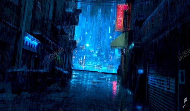 雨天街道主页装修jpg设计背景_新图网 https://ixintu.com 主页 街道 装修 雨天