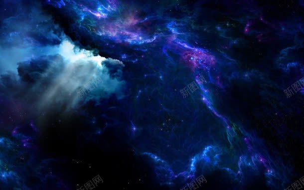 神秘星空紫色云彩jpg设计背景_新图网 https://ixintu.com 云彩 星空 神秘 紫色