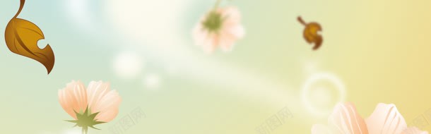 唯美朦胧落叶花朵背景bannerjpg设计背景_新图网 https://ixintu.com banner 唯美 朦胧 背景 花朵 落叶