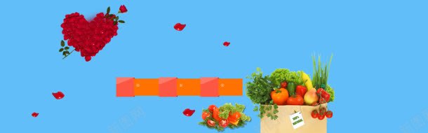 电商淘宝美食蔬菜水果花瓣清新背景bannerjpg设计背景_新图网 https://ixintu.com banner 水果 淘宝 清新 电商 美食 背景 花瓣 蔬菜