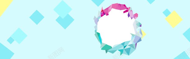 电商清新护肤品多边形几何背景bannerjpg设计背景_新图网 https://ixintu.com banner 几何 多边形 护肤品 清新 电商 背景