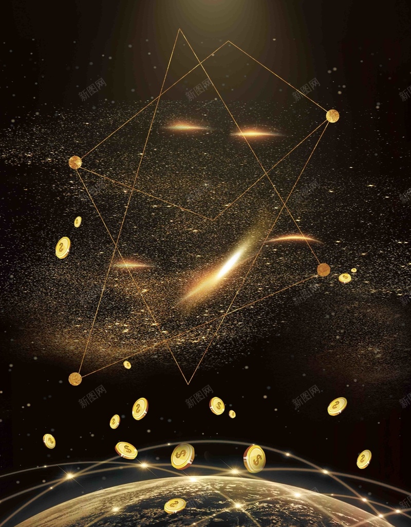 大气高档创意投资理财背景psd设计背景_新图网 https://ixintu.com 上涨 发股筹资 基金 基金公司 大型公司 大气 投资 理财 盈利 股票 财富之路 黑金