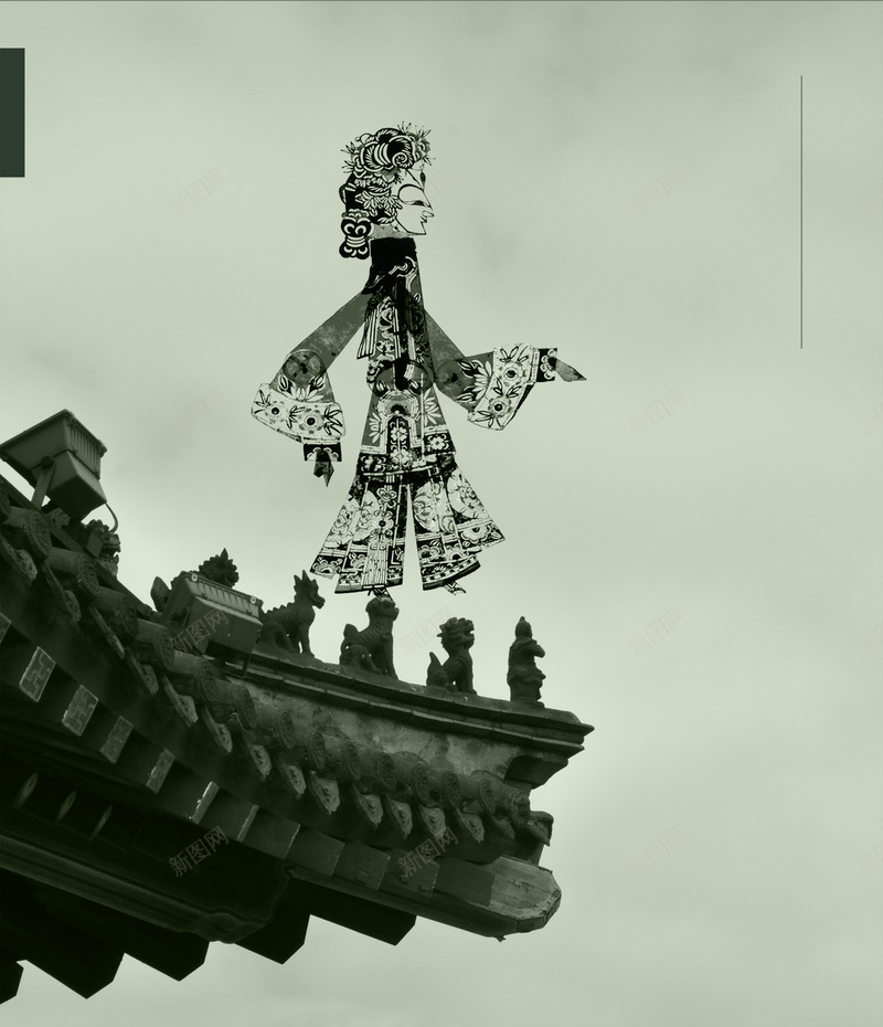 中国风淡雅古建筑皮影戏背景psd设计背景_新图网 https://ixintu.com 中国风 书籍封面 剪影 古典文化 古建筑 古风 房檐 晕染 毛笔 海报背景 淡雅 皮影戏 皮影戏海报 韵味