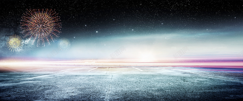 淘宝汽车海报首页海报banner背景psd设计背景_新图网 https://ixintu.com 星云 星海 星空 星际 汽车海报首页 海报banner 海报banner背景 淘宝 烟花 路面