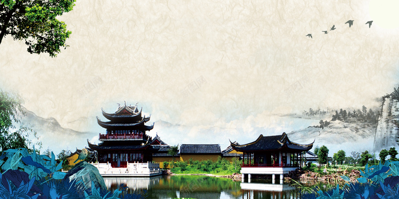 中国风苏州特色园林旅游宣传海报背景jpg设计背景_新图网 https://ixintu.com 中国风 兴奋 旅游公司 旅游单页 旅游广告 江苏之旅 海报背景 特色园林 苏州园林 苏州旅游 魅力园林