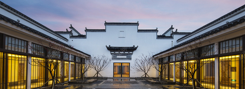 徽式酒店jpg设计背景_新图网 https://ixintu.com 奢华 对称 开心 徽式建筑 酒店