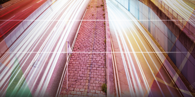 蓝色城市H5背景psd设计背景_新图网 https://ixintu.com H5背景 公路 城市 激情 狂欢 繁华 蓝色 高楼大厦 高速公路