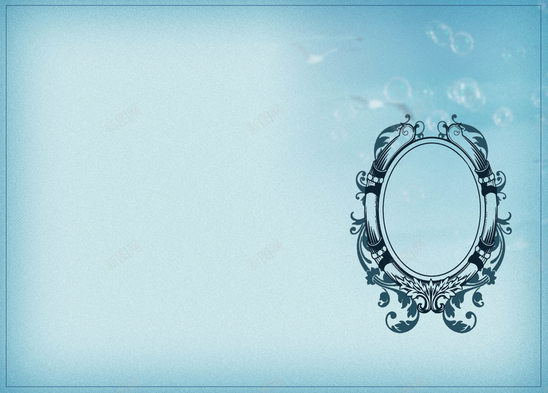 蓝色清新欧式花纹婚纱海报背景模板psd设计背景_新图网 https://ixintu.com 婚纱模板 婚纱海报 婚纱背景 欧式花纹 海报模板 海报背景 照片背景 背景模板 蓝色
