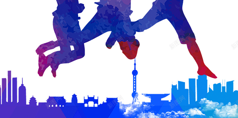 毕业季青春正能量海报H5背景psdpsd设计背景_新图网 https://ixintu.com H5 书本 人物剪影 几何 建筑 楼房 正能量 毕业 毕业季 渐变 蝴蝶 跳跃 青春 青春不毕业