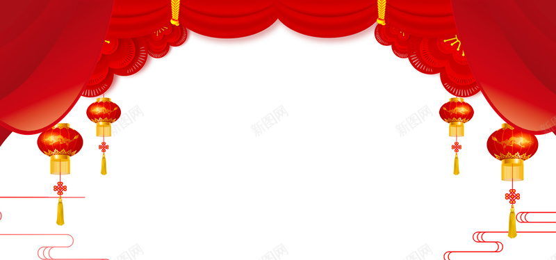 天猫2018春节放假通知海报PSD分层psd设计背景_新图网 https://ixintu.com 2018 喜庆 天猫 新年海报 春节放假通知 春节放假通知海报 灯笼 狗年放假通知