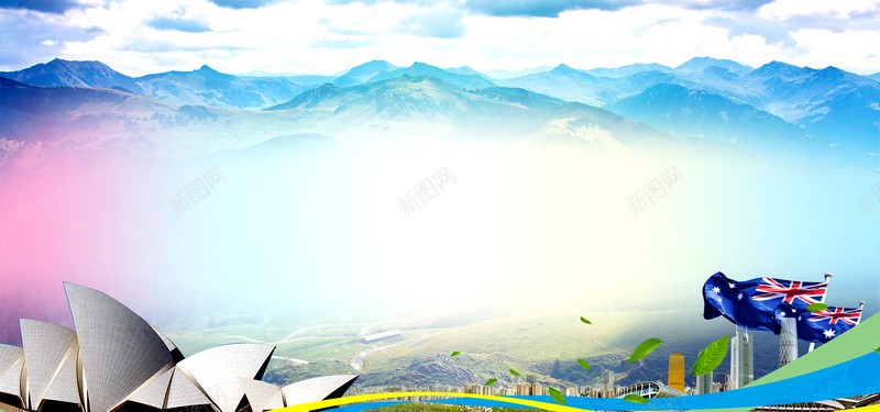 澳大利亚旅游背景psd设计背景_新图网 https://ixintu.com 佩斯 堪培拉 墨尔本 布里斯班 悉尼 澳大利亚 澳大利亚移民 澳洲 澳洲之 达尔文 阿德莱德 霍巴特