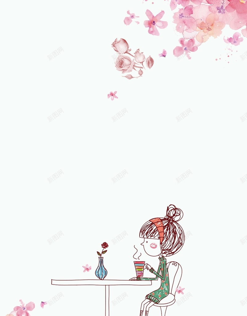 奶茶店海报背景psd设计背景_新图网 https://ixintu.com 休闲时光 冷饮 午后时光 卡通 卡通图珍珠奶茶 咖啡 奶茶店 珍珠奶茶 珍珠奶茶免抠图 花朵 餐厅 餐饮