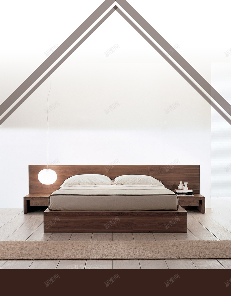 家具床北欧极简风海报背景psd设计背景_新图网 https://ixintu.com 北欧极简风 宜家 家具 床 无印良品 清新家居海报