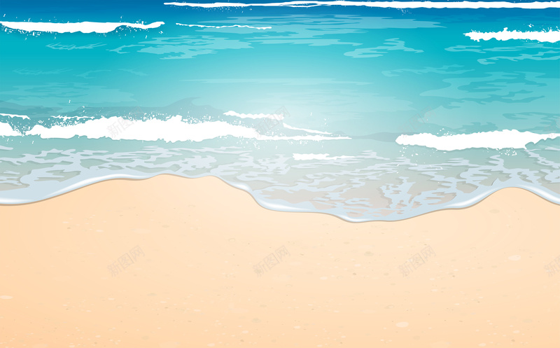 夏日海滩风景旅游平面广告jpg_新图网 https://ixintu.com 夏日 夏装 大海 婚纱照 平面广告 摄影 旅游 水纹 海滩 风景