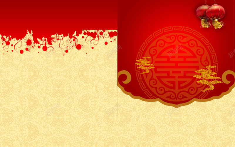 节目单红色封面背景psd设计背景_新图网 https://ixintu.com 封面 晚会 演出 灯笼 红色 节目 节目单 节目单红色封面图片下载