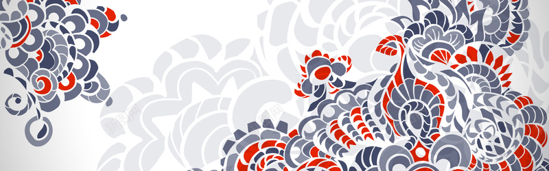 素雅花纹banner矢量图ai设计背景_新图网 https://ixintu.com anner banner 华丽 卡通 图案 手绘 海报banner 炫彩 童趣 素雅 素雅花纹banner 花卉 矢量图