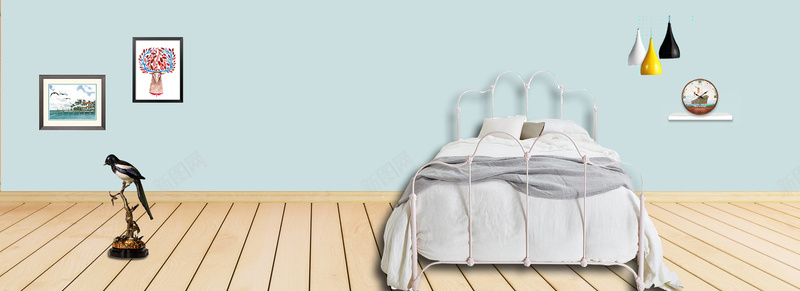 床上用品大促销木纹简约蓝色bannerpsd设计背景_新图网 https://ixintu.com 几何 家装海报 家装节 广告 房屋装修 温馨家居 素材 背景 装修建材 装修节 设计