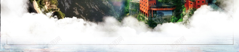 大气中国风武当山旅行海报背景psd设计背景_新图网 https://ixintu.com 中国风 十堰武当山道教文化圣地 大气 宣传海报 旅游文化 旅游海报 武当山 武当山特色