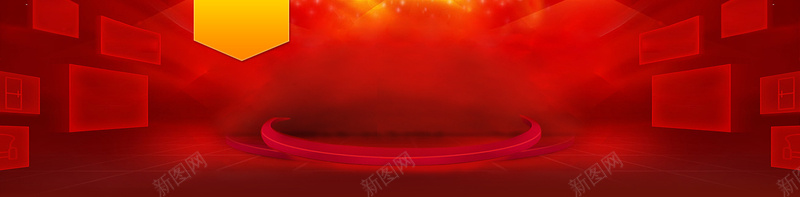 大气天猫节日扁平炫酷背景bannerpsd设计背景_新图网 https://ixintu.com 1212 banner 几何 双12 双十二 圣诞节 天猫 家电 扁平 数码 新年 海报banner 渐变 炫酷 背景 节日