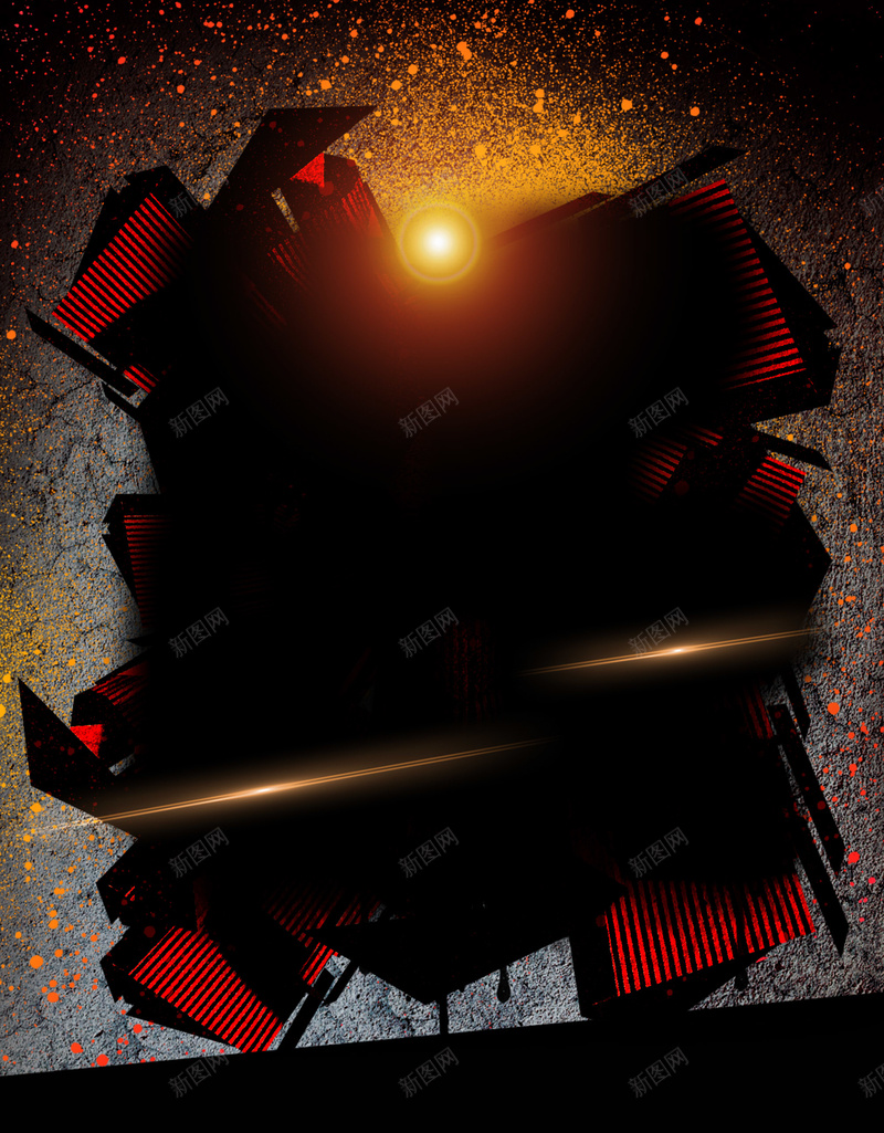 金色大气招聘广告psd高清背景_新图网 https://ixintu.com 创意 大气 广告 招聘 文艺 纹理 金色 黑色
