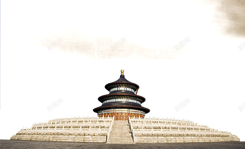中国水墨龙背景图psd设计背景_新图网 https://ixintu.com 中式 印章 古典 建筑 晕染 水墨画 淡雅 盘旋 龙